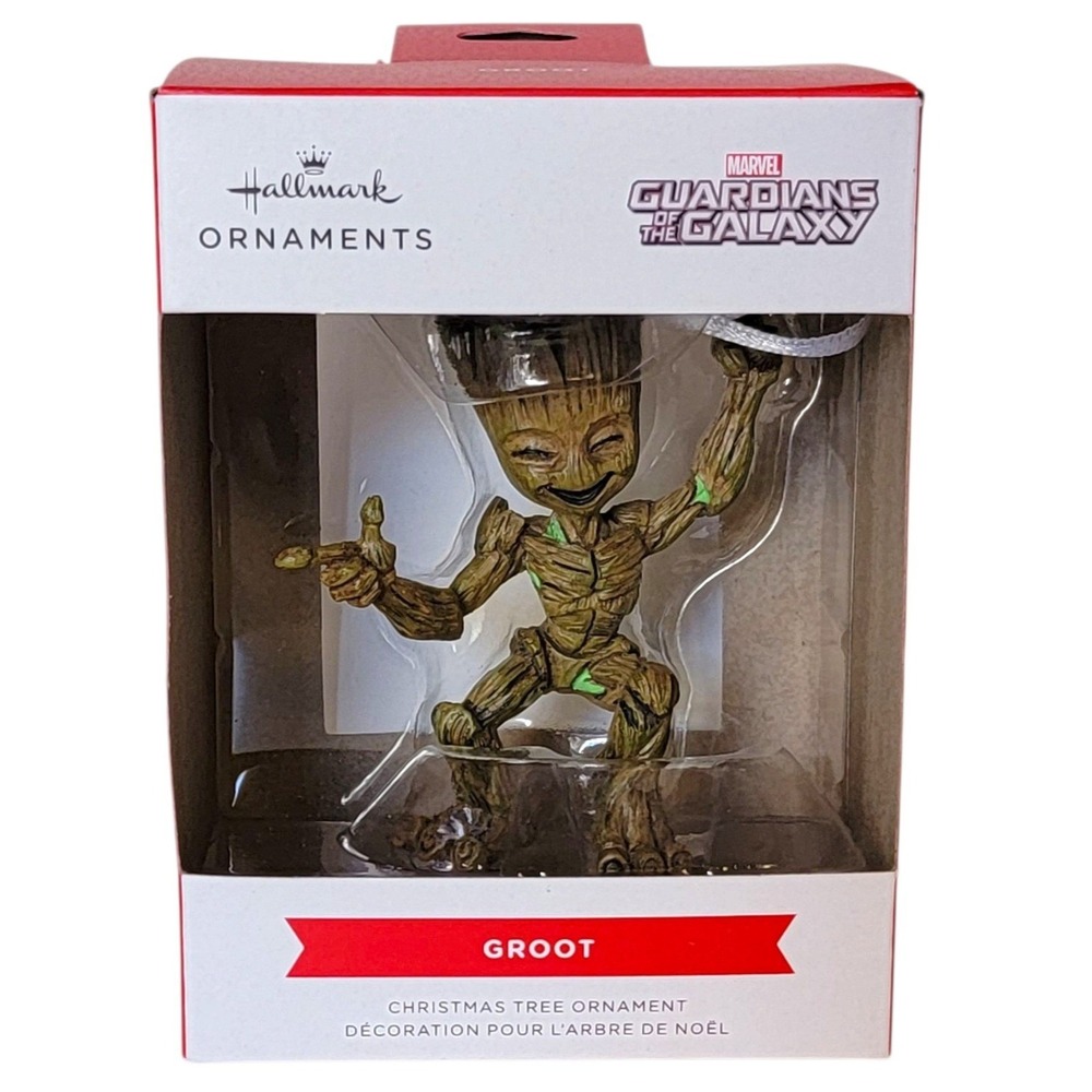 2023 Hallmark Marvel Guardians of the Galaxy Groot Christmas Ornament Decoration